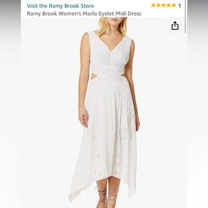 Ramy Brook Marlo Eyelet Midi Dress